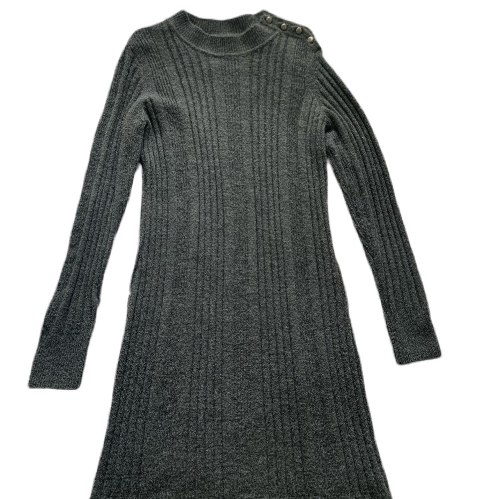 banana republic gray sweater dress